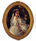 Franz Xavier Winterhalter Famous Paintings - Pauline Sandor, Princess Metternich
